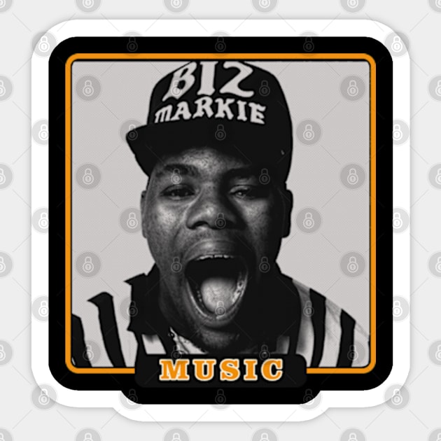 MusicBiz Markie Sticker by Rohimydesignsoncolor